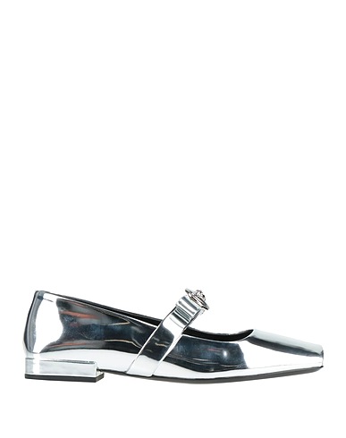 VERSACE Footwear Silver Calfskin