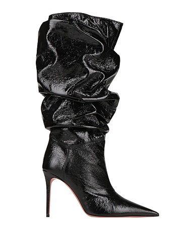 AMINA MUADDI Stiefel Schwarz Synthetisches Material