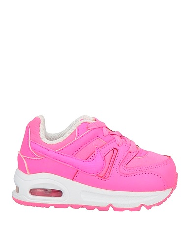 NIKE Sneakers Fuchsia Leather, Textile fibers