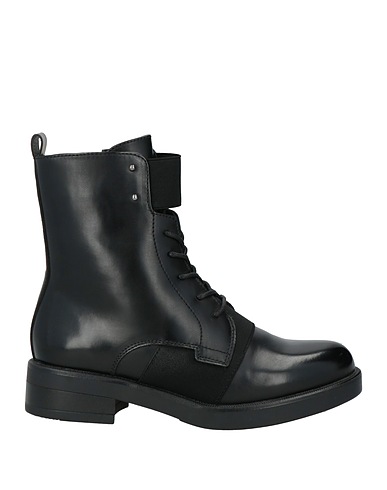 CAFèNOIR Ankle boot Black Textile fibres