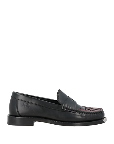 SANDRO Loafers Black Leather