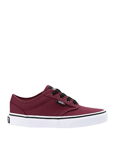 VANS Canvas trainers  Burgundy Textile fibres