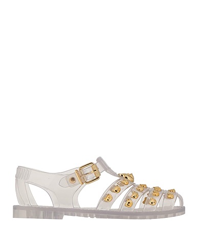 MOSCHINO Sandals COUTURE Transparent Rubber