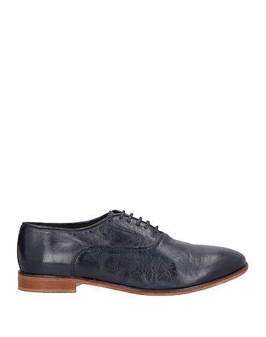 JP/DAVID Laced shoes Navy blue Leather