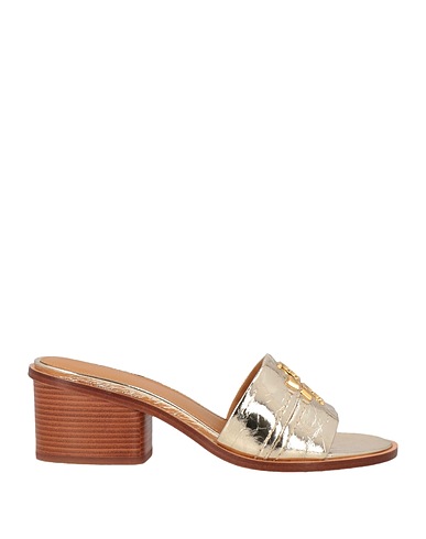 TORY BURCH Sandals Gold Cow leather