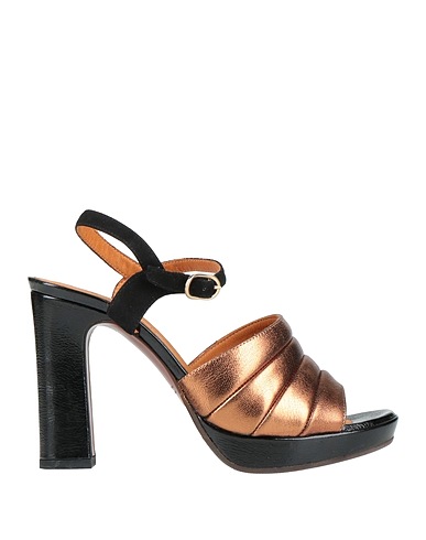 CHIE MIHARA Sandals Bronze Leather