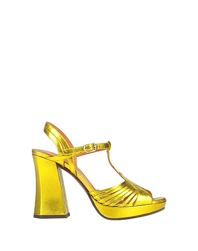 CHIE MIHARA Sandals Gold Leather