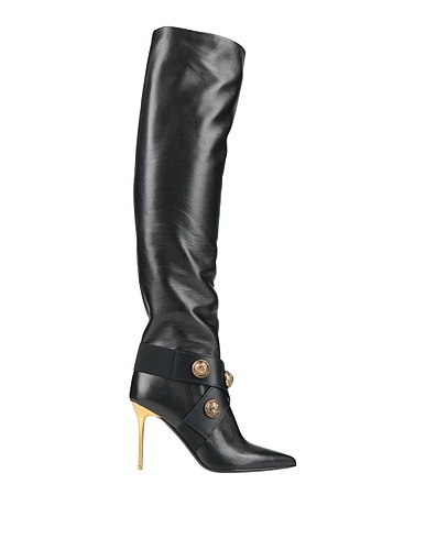BALMAIN Boots Black Ovine leather