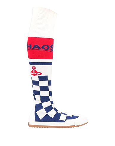 VIVIENNE WESTWOOD Boots White Textile fibres