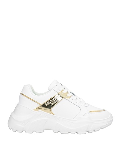 JUST CAVALLI Sneakers Bianco Pelle, Poliuretano
