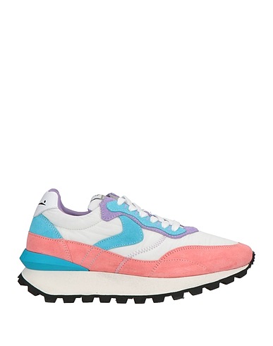 VOILE BLANCHE Sneakers Antique rose Leather, Textile fibres