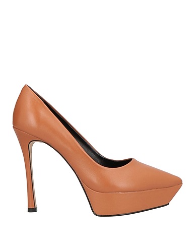 CECCONELLO Pumps Kamel Kalbsleder