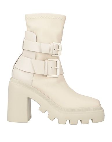 VIC MATIĒ Stiefelette Elfenbein Leder