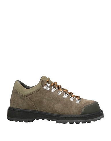 DIEMME Laced shoes Dark green Leather