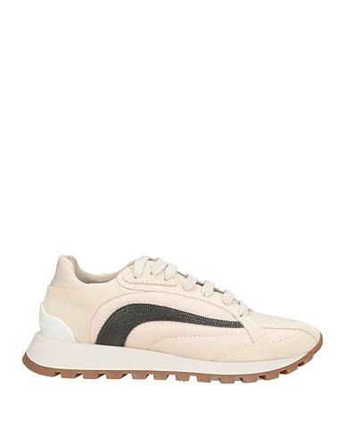 BRUNELLO CUCINELLI Sneakers Cream Leather