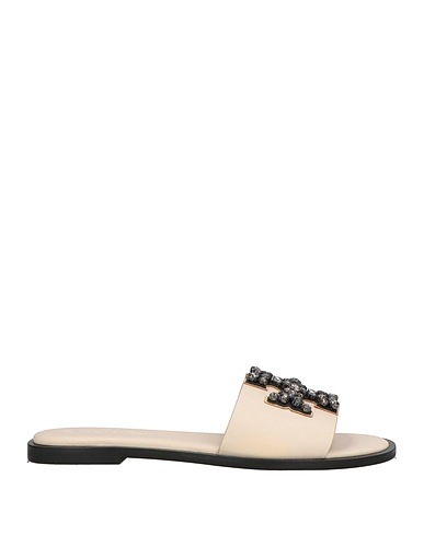 TORY BURCH Sandals Cream Calfskin