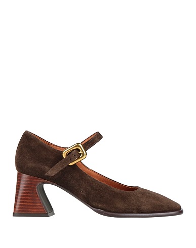 ÁNGEL ALARCÓN Court Dark brown Leather
