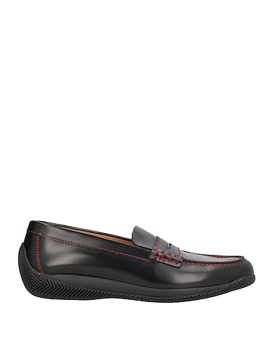 LO.WHITE Loafers Black Calfskin