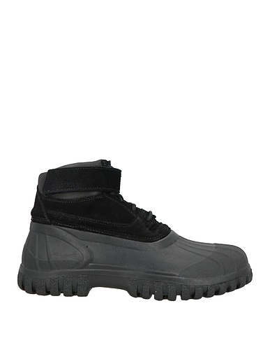 DIEMME Ankle boot Black Leather, Rubber