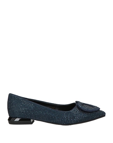 TOSCA BLU Ballet flats Midnight blue Textile fibers