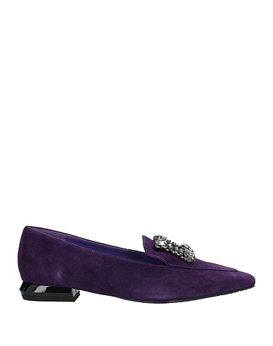 TOSCA BLU Loafers Purple Leather