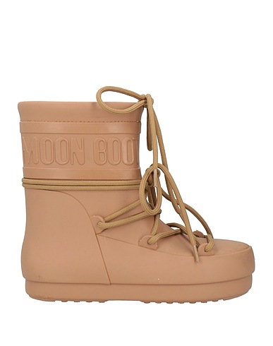 MOON BOOT Ankle boot Camel Rubber