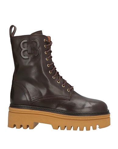 BERVICATO Ankle boot Dark brown Leather