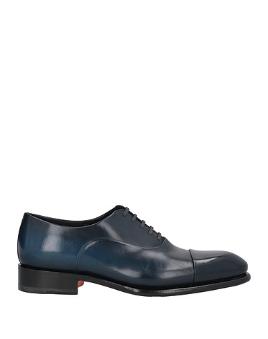 SANTONI Laced shoes GOODYEAR Leather