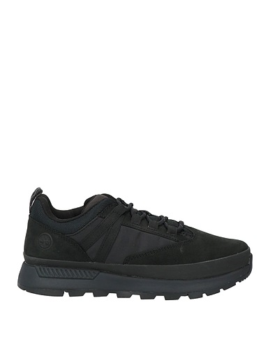 TIMBERLAND Sneakers Black Leather, Textile fibres