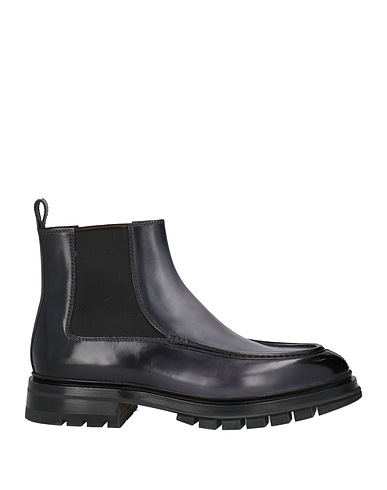 SANTONI Ankle boot GOODYEAR Charcoal Leather