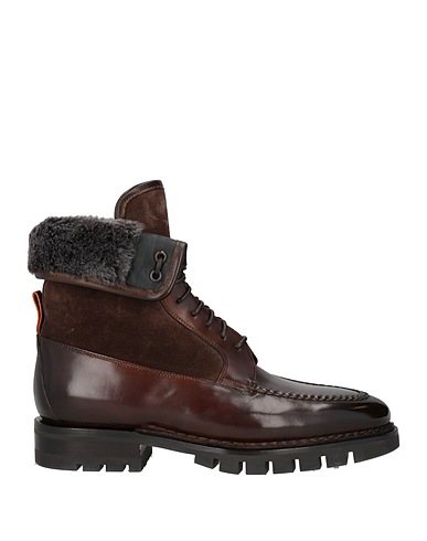 SANTONI Ankle boot GOODYEAR Dark brown Leather