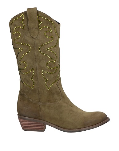 TOSCA BLU Stiefelette STUDIO Militärgrün Gewebefasern