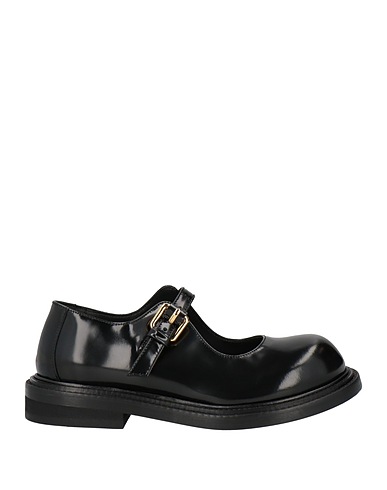 MOSCHINO Loafers COUTURE Black Leather