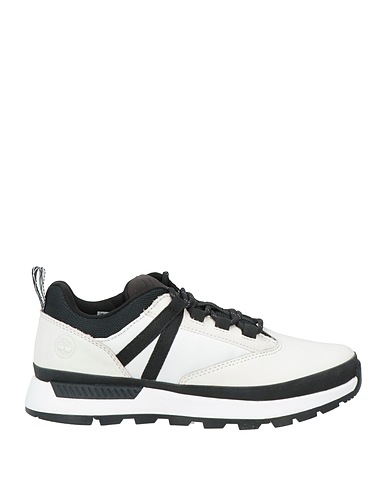TIMBERLAND Sneakers Off white Leather, Textile fibres