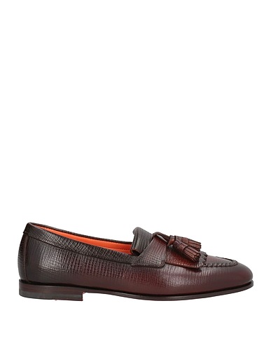 SANTONI Mokassins GOODYEAR Dunkelbraun Leder