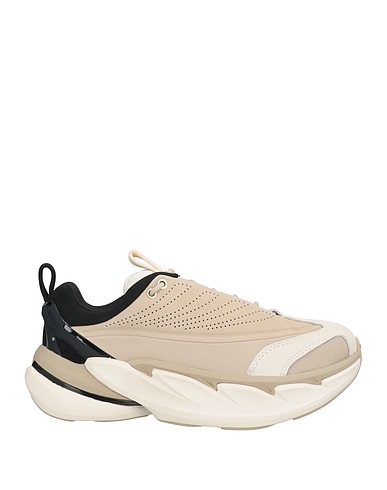 HOKA Sneakers Grey Leather, Textile fibers