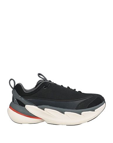 HOKA Sneakers Black Leather, Textile fibers