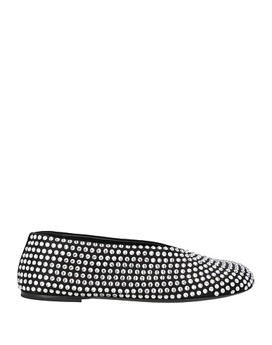 KHAITE Ballet flats Black Textile fibres