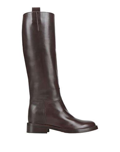 LORENZO MASIERO Boots Dark brown Calfskin