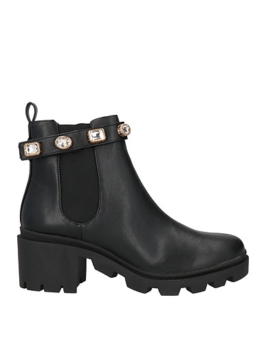 STEVE MADDEN Ankle boot Black Synthetisches Material, Elastic fibres