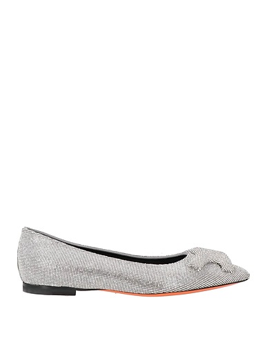 SANTONI Ballerine Grigio Pelle