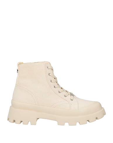 STEVE MADDEN Ankle boot Off white Textile fibres