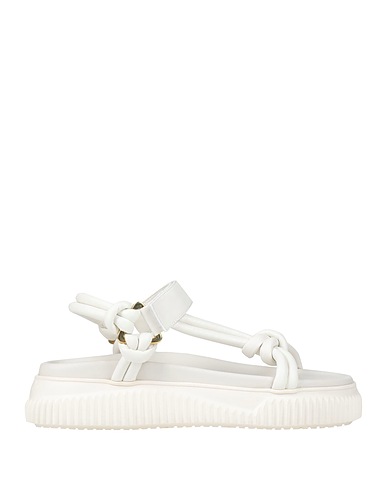 VOILE BLANCHE Sandals White Leather