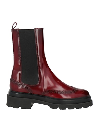 SANTONI Stivaletti Mattone Pelle
