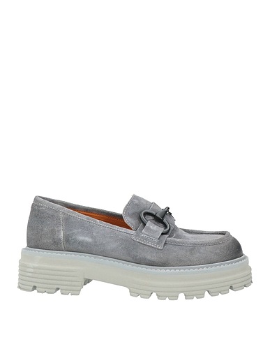 O'DAN LI Loafers Grey Leather