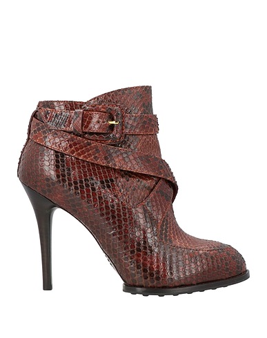 TOD'S Ankle boot Brown Snakeskin