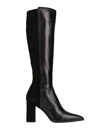 SANTONI Boots Black Leather