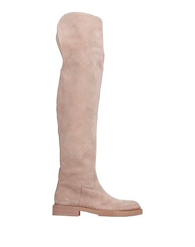 SANTONI Boots Light grey Leather