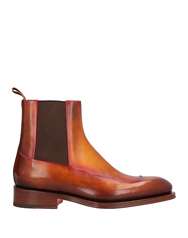SANTONI Ankle boot GOODYEAR Brown Leather