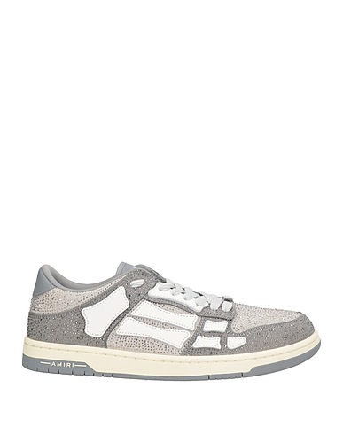 AMIRI Sneakers Grey Leather, Textile fibres